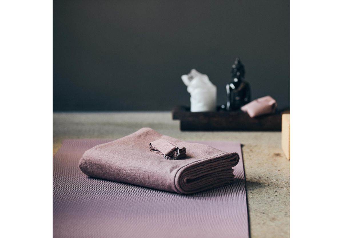 COUVERTURE DE YOGA ROSE