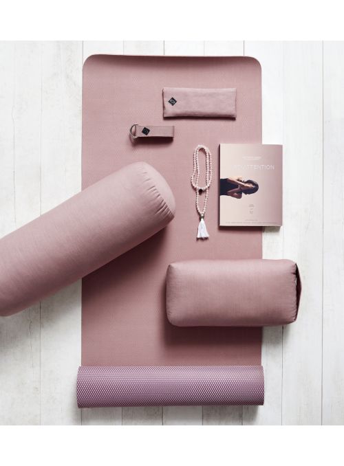 GRAND BOLSTER DE YOGA ROSE